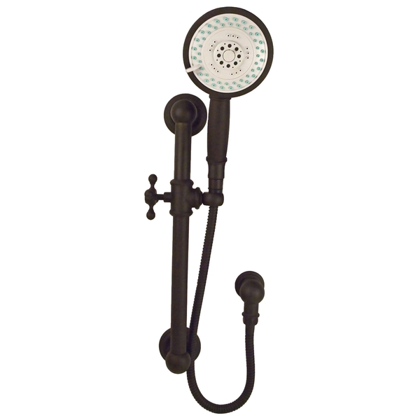 Newport Brass Slide Bar with Hand Shower Set, Oil Rubbed Bronze, Wall 280E/10B